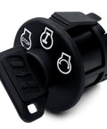 Heavy Duty Ignition Switch With Protective Umbrella Key for Cub Cadet Craftsman John Deere MTD showing stop feature