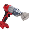 Cool Cordless Electric Metal Shears With 360 Degree Rotating Head And Smooth Stepless Speed Control for cutting stainless steel and aluminum.