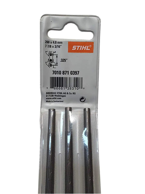 Chainsaw Sharpener And Three Replacement File Kit For 5605-750-4304 And 7010-871-0397 in packaging with three metal files