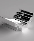 Stainless Steel Tool Box Organizer With Multi Layer Folding Storage Lockable Cabinet With Easy Carry Handle for efficient tool storage.