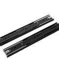 Pair Of Metal Buffer Drawer Slides, 16 Inch (400mm), Three-Section Quiet Rail With 45mm Track Width, Smooth Glide To Prevent Jamming