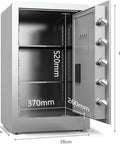 Fireproof And Waterproof Password Safe Box With Alarm System 60Cm Height Home Deposit Safe For Office Small Anti Theft Cabinet