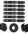Heavy Duty Foldable Desk Hinges 270 Degree Round Edge Folding Table Hardware For Cabinets Cupboards And Furniture Black