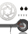 120mm 5 Hole Stainless Steel Brake Disc With 2 Brake Pads For Electric Scooter And Bicycle Upgrades, M365 Pro Compatible