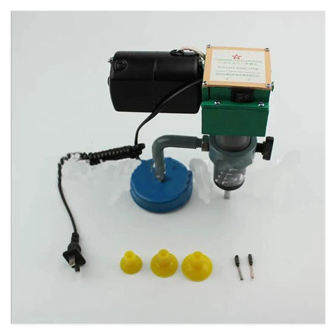 Must Have 220V Electric Valve Grinder For Car And Bike Maintenance! Heavy Duty Speed Control Machine Fixes Bad Valves Easily. Perfect DIY Tool Kit With Storage Case Keeps Gear Tidy And Ready To Go Anytime You Need A Quick Tune Up.. 220V grinder with case and valve attachments