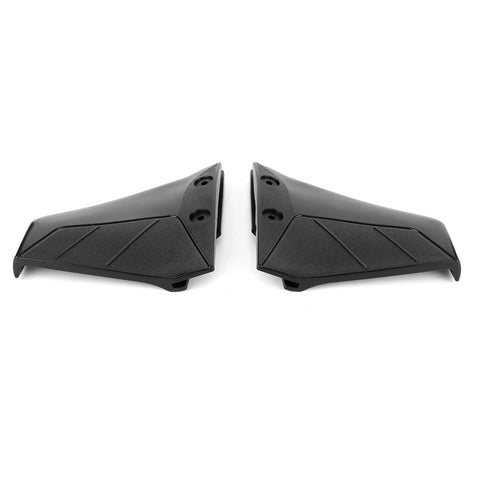 Hydrofoil Boat Stabilizer Kit for Outboard 50HP Systems, Easy Screw Nut Install, black stabilizers, top view on white background