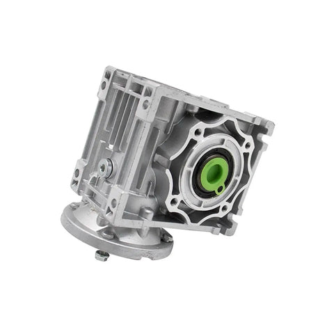 Vertical Heavy Duty Worm Gear Motor Featuring Lightweight Aluminum Housing And Multiple Speed Ratios Compatible With Nmrv063 Rv063 for industrial use.