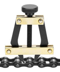 Universal Roller Chain Tools Kit with carbon steel chain breaker, cutter, holder for bicycles, motorcycles, and ATVs