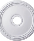 Diane Ceiling Medallion 18 Inch Outer Diameter For Canopies Up To 5 3 8 Inch Lightweight Primed Wood Decor With 3 5 8 Inch Inner Opening And 1 1 8 Inch Projection