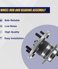 512207 Rear Right Wheel Bearing And Hub Assembly Direct Fit For Lexus ES300 ES330 ES350 Avalon Camry Highlander Solara with 5 lug bolts