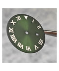 Rose Brown 24.2mm Stainless Steel Watch Dial For NH05 NH06 Movements BGW9 Lume Style Fits 31mm Case Round Face Replacement Part