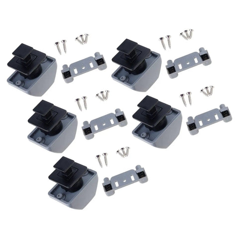 Premium Erosion Resistant Alloy Push Button Latches For Campers Trailers Yachts And Boats Marine Grade One Touch Locking Mechanism