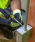Using Multi Bit Screwdriver And Nut Driver 6 In 1 Set With Extended Reach on electrical box installation
