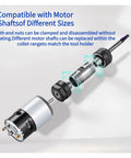 Premium ER Collet Spindle Extension Rod for Lathe and Drill, Double Chuck Motor Shaft Adapter with interchangeable motor shaft.