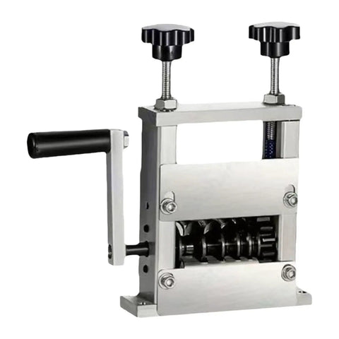 Heavy Duty Manual Wire Stripper Crank Tool For Peeling Aluminum And Electric Cables 1-20Mm with metal crank handle and robust design.