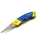 2-In-1 Folding Jab Saw With Retractable Utility Knife For Quick Drywall Cuts, One-Hand Safe Operation, Rust-Resistant Stainless Steel Frame