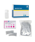 Top Tier Free Chlorine Test Kit Boasting Fifty Rapid Action Tabs And Dead Easy Color Chart For Pool Spa And Well Water Analysis, includes test kit components.
