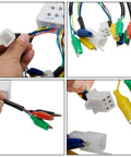 Brushless Motor And Controller Tester For E Bikes And Electric Scooters 24V 36V 48V 60V 72V Quick Coil And Phase Sequence Check ABC Or Abc And 60 Or 120 Degree Phase Angle For Fast Diagnostics White with colorful wires and connectors