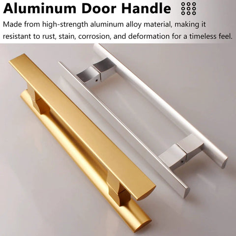 Built Tough Stainless Steel Push Pull Bar Handle No Sweat Setup For Interior Doors And Cabinets Rust Proof Straight Shooter Design Reliable All Day Performance In 16 20 And 24 Inch Sizes