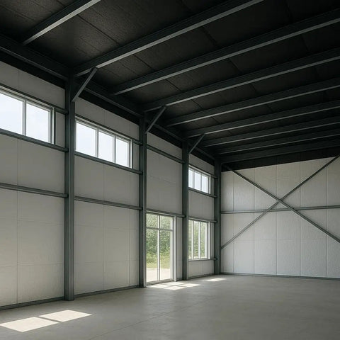No Sweat Cooling With This 10mm Foam Core Radiant Barrier Roll 48 X 125 Ft R20 Thermal Insulation Shield in a spacious building.