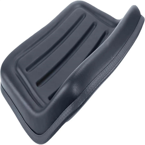 LMS2002 Black Mower Seat Low Back Universal Fit For Lawn Tractors And Riding Mowers Comfortable And Durable With Easy Install For Tough Turf And All Weather Use With Padded Cushion And Shock Absorption For A Smooth Ride On Any Mower. black low-back mower seat with padded vinyl cushion
