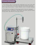 Heavy Duty Automatic Liquid Filling Machine Paired With A Rock Solid Diaphragm Pump Crafted From Premium Stainless Steel For Perfume Detergent And Honey Fillings Runs Like A Charm Every Time You Hit The Switch, featuring a corrosion-resistant pump.