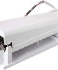 Icemaker Kit For Refrigerator Replacement Compatible With DA97-15217D, white plastic unit with wires, easy install.