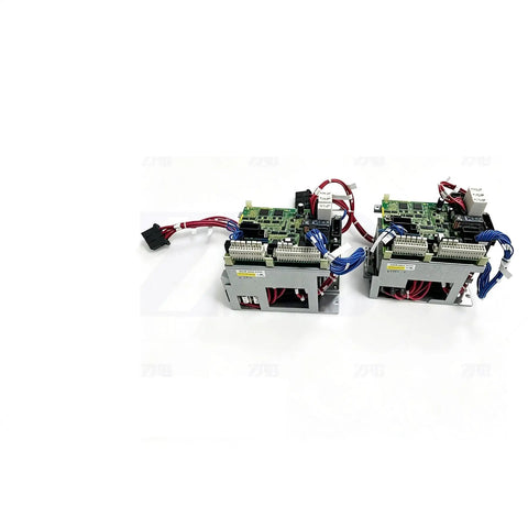 Emergency Stop Control Module For Industrial Robot Controllers A05B 2601 C410 And C412 10A 30A E Stop Unit Spare Parts In Stock Ideal For Maintenance And Replacement On Automated Production Lines Reliable Safety Module Ready To Install, shown with wiring