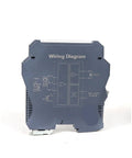Wiring diagram on Heavy Duty Two Channel Signal Conditioner And Isolation Converter Module top view for clear setup details.