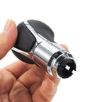 Upgrade Your Drive With This Durable Car Interior Shifter Head Transmission Gear Shift Lever Knob That Boasts A Super Comfy Grip And Sleek Metal Plastic Build For Easy Direct Install No Mods Needed On Many Models, black metal plastic gear shift knob