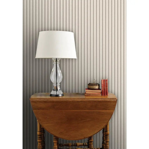 Straight Up Rustic Farmhouse Vinyl Wallpaper With Kickass Leather Texture Heavy Duty Type II Wallcovering on a wall with decor.