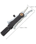 Blind Hole Collet Bearing Puller For Internal Extraction With Expandable Collets 7.8 Inch tool showing size dimensions