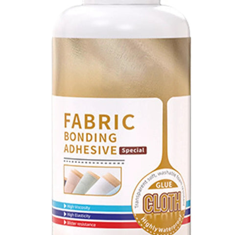 Waterproof Fabric Glue For Quick Dry, Clear Clothing Adhesive With Strong Hold, Flexible Textile Repair Solution bottle