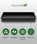 10x20 Inch Black Plastic Propagation Trays 10 Pack For Plant Propagation Seedlings Microgreens Soil And Hydroponics No Drain Holes