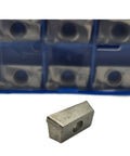 Replacement Carbide Inserts CB160408 APKT160408-PM YBG202 for Aluminum Machining in packaging, single insert close-up