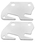 Heavy Duty Zinc Coated Bed Frame Connectors And Bed Rail Brackets Built Sick To Lock Tight And Prevent Rust Easy Slide On Install Two Piece Set for sturdy wood beds.