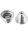Beefy Aluminum Pagoda Pulley Wheels 2 Pack For Benchtop Drill Press With 14mm And 22mm Bore 5 Step Transmission Sheaves