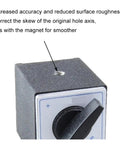Pro Grade Dial Indicator Magnetic Holder With Bore Gauge Magnetic Stand Base For Precision Micrometer And Indicator Tools The Ultimate Inspectors Kit For Accurate Measurements. magnetic base with adjustment knob