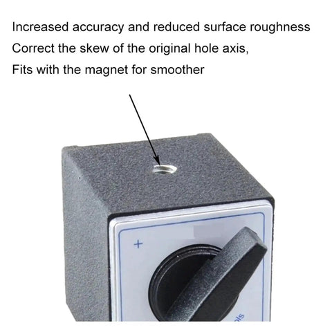 Pro Grade Dial Indicator Magnetic Holder With Bore Gauge Magnetic Stand Base For Precision Micrometer And Indicator Tools The Ultimate Inspectors Kit For Accurate Measurements. magnetic base with adjustment knob
