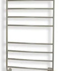 Kensington Towel Warmer Wall Mounted Rack For Drying Towels And Garments In Nickel Finish 39 And A Half Inch Frame With Four Heated Bars