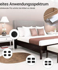 Bedroom with furniture protected by Self Adhesive Felt Tape Pack With Heavy Duty Pads For Furniture And Chairs.