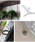 Rock Solid 304 Stainless Steel M10 Ceiling Hooks With Screws For Yoga Ropes Plant Hangers Gym Rigging Badass Build For Heavy Lifting Nailed It Setup Indoors Or Outdoors with hanging plants and wall hooks.