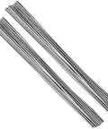 Low Temp Aluminum Welding Rods 20 Pack Flux Free Cored Wire For Quick Welds And Surfacing 0.08 x 10 In, 2 x 250 Mm, shown flat