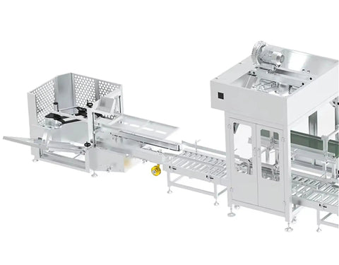 Effortless Box Sealer Machine For Fast Carton Sealing, Heavy Duty Sealing Equipment With Simple Operation And Adjustable Speed, Built For Fulfillment Centers, Warehouses, And Small Business Shipping Needs, white conveyor