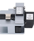 Jiawu Portable Optical Fiber Cleaver Machine Precision Tungsten Steel Blade Cutter For Cable Assembly with recycling bucket.