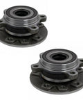 Heavy Duty Rear Wheel Bearing And Hub Assembly Pair For Fiat 500X All Wheel Drive Built Like Iron For Smooth Rides Every Mile 2016 Through 2018 Two Piece Bolt On Set from top view showing detail.