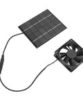 Compact Solar Powered Exhaust Fan Kit For Greenhouses Chicken Coops Sheds And Windows Ultra Efficient Ventilation With Easy Install