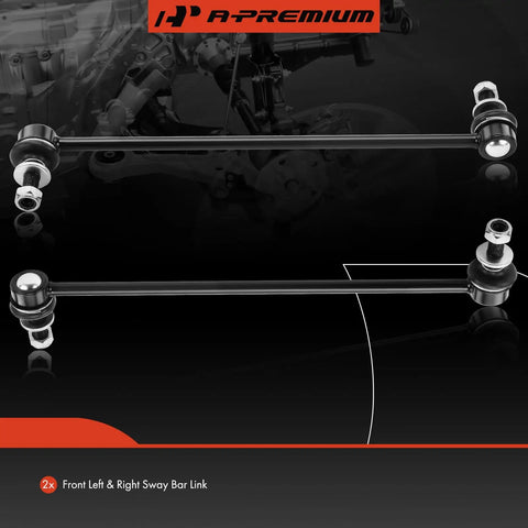 Two Front Sway Bar Link Kit Fits Toyota Lexus Scion Vehicles Including RAV4 Corolla iM Prius Sways with beefed-up handling