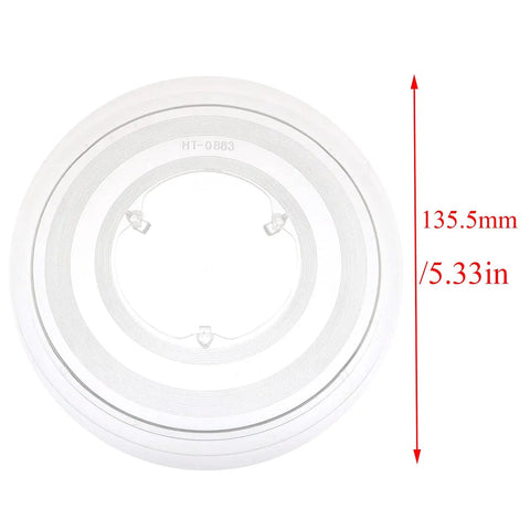 Clear Plastic Spoke Protector For Mountain Bike Rear Wheel Freewheel Flywheel Guard Easy Install Shield with 138mm diameter