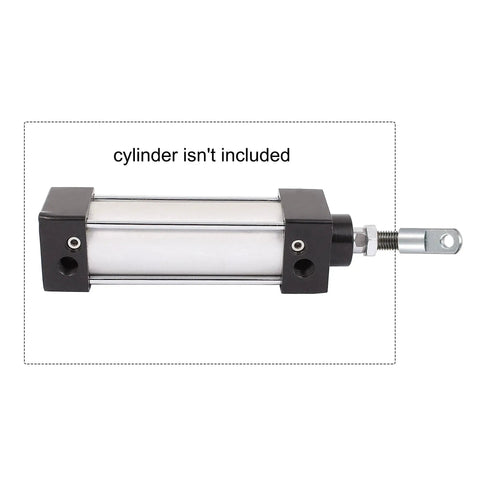 Air Cylinder Clevis End I Type Connector With M6x1 Female Thread And 30mm Length Alloy Pneumatic Fitting For SC Standard Cylinders Rod Clevis Adapter Durable Wear And Pressure Resistant on cylinder rod